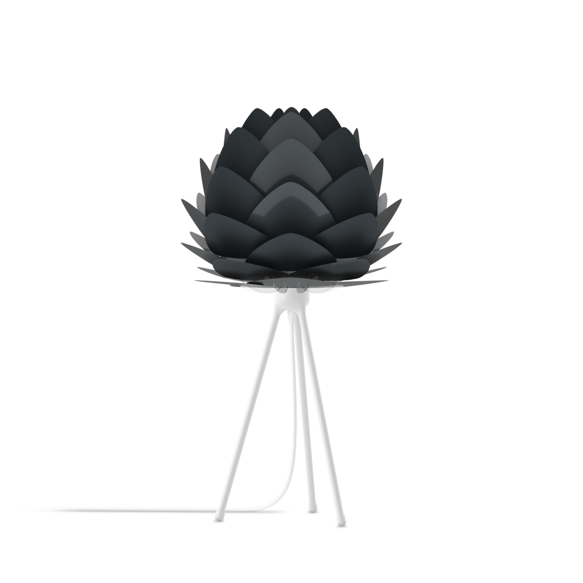 UMAGE Aluvia Tripod Table Lamp, Mini Lampshade