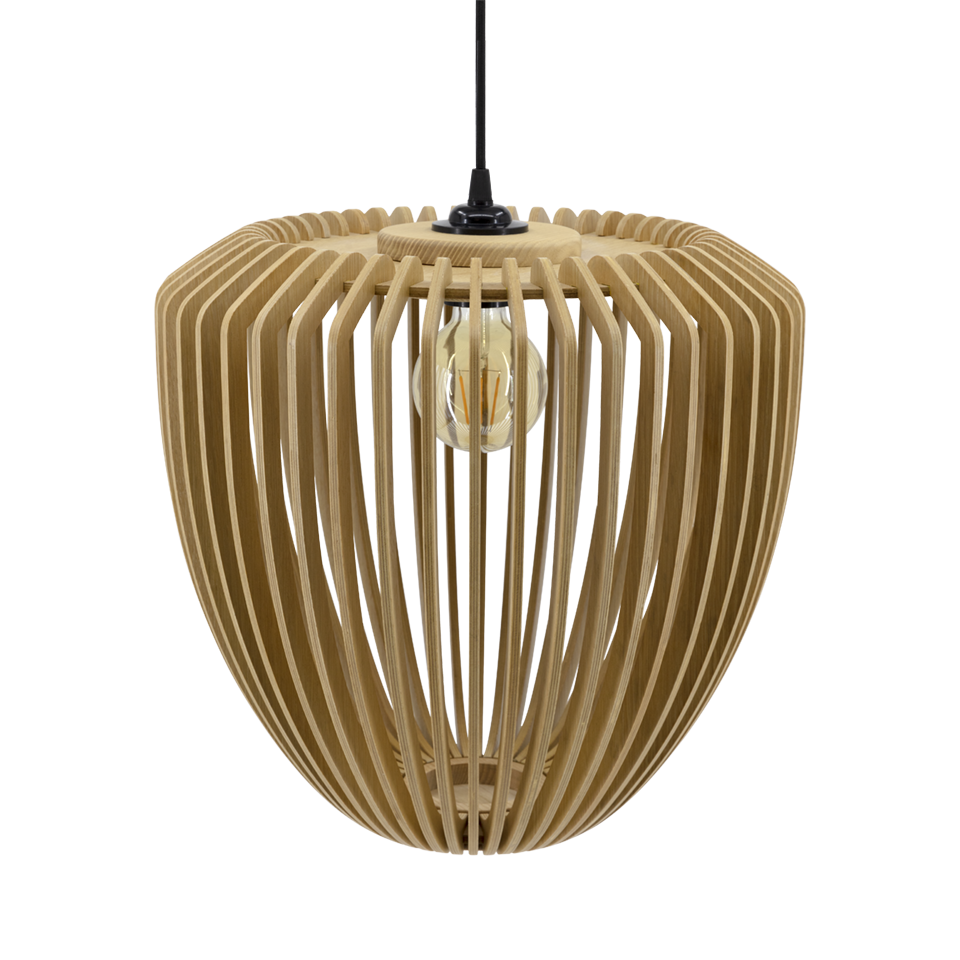UMAGE Clava Wood Hardwired Pendant Lampshade