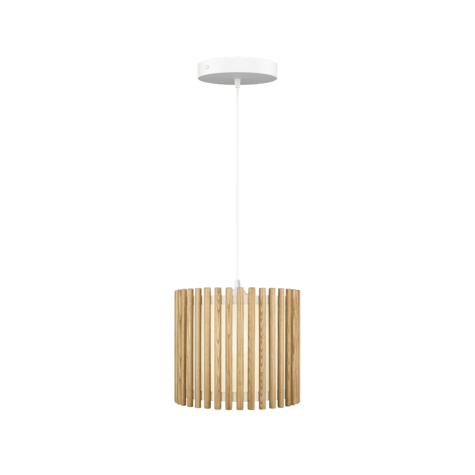 UMAGE Komorebi Hardwired Pendant, Circle, Oak