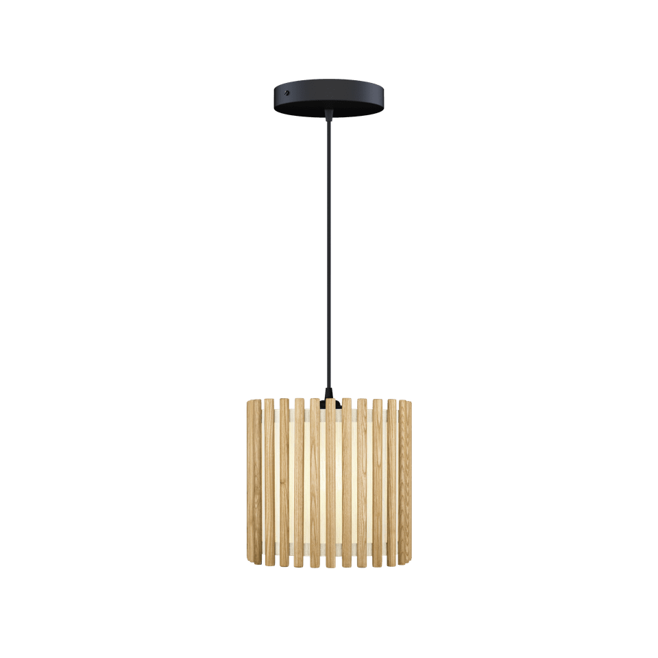UMAGE Komorebi Hardwired Pendant, Square, Oak