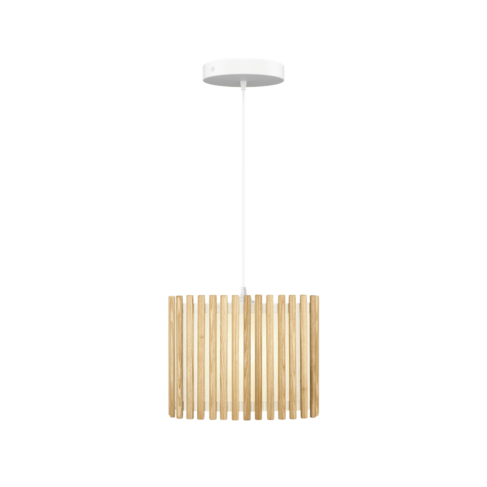 UMAGE Komorebi Hardwired Pendant, Rectangular, Oak
