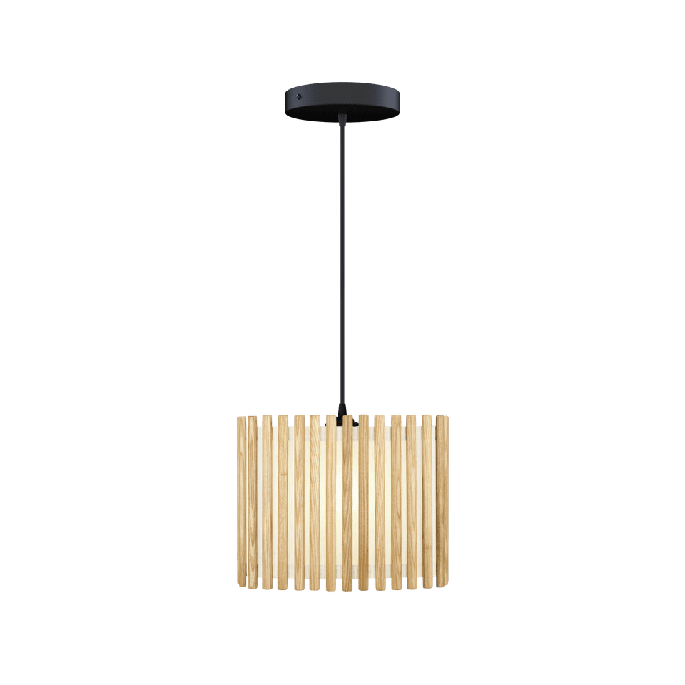 UMAGE Komorebi Hardwired Pendant, Rectangular, Oak