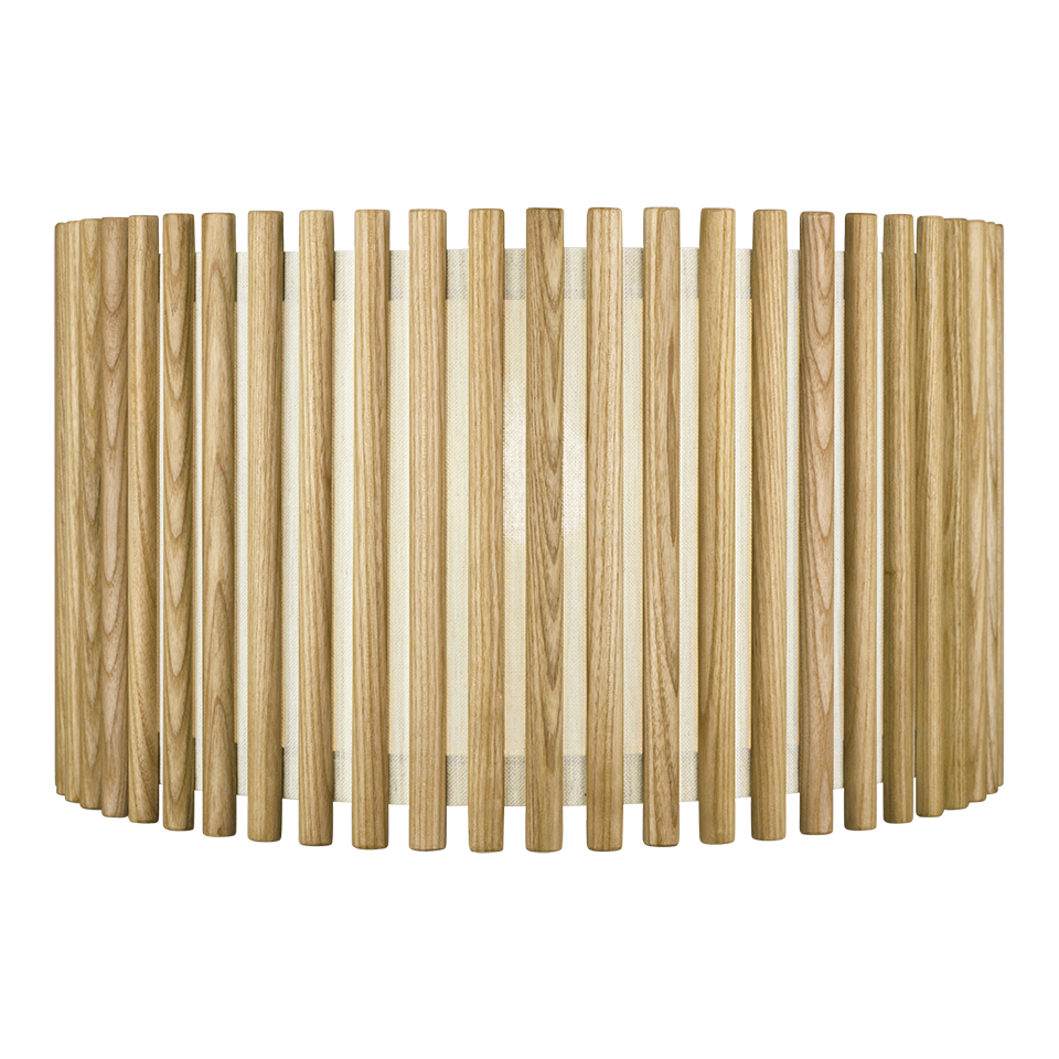 UMAGE Komorebi Plug-In Pendant, Circle, Oak