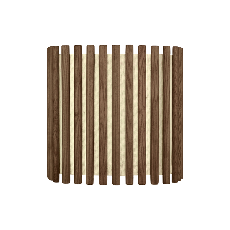 UMAGE Komorebi Hardwired Pendant, Square, Dark Oak