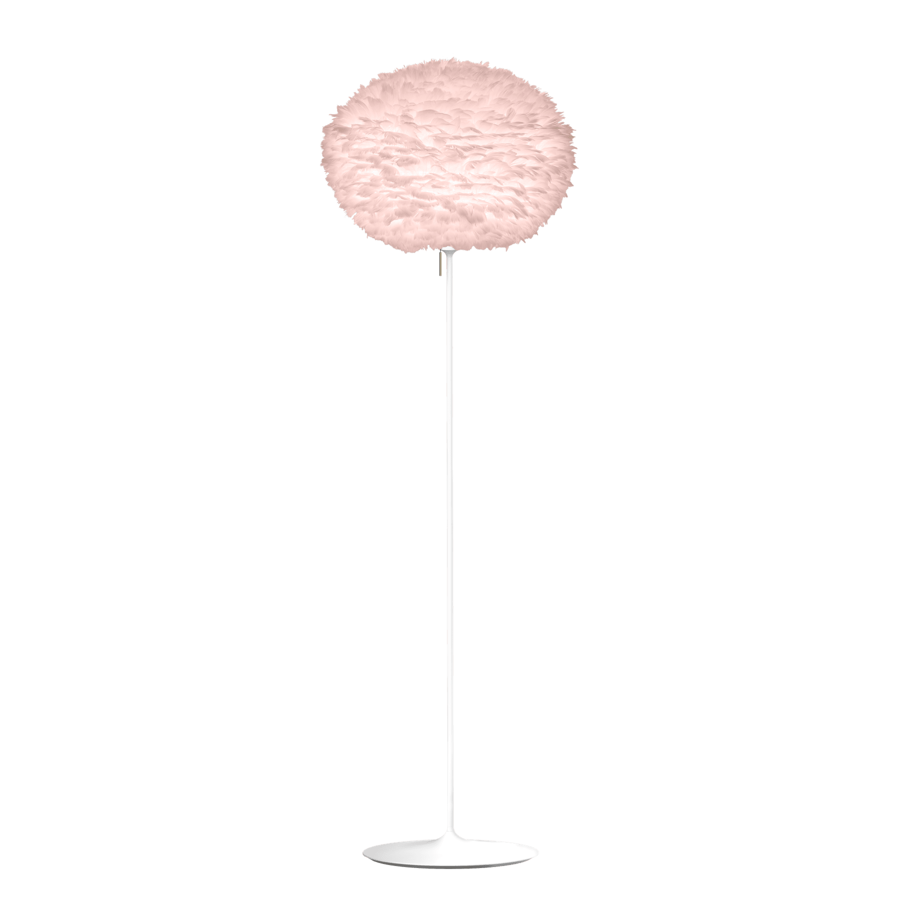 UMAGE Eos Santé Floor Lamp, Light Rose Lampshade