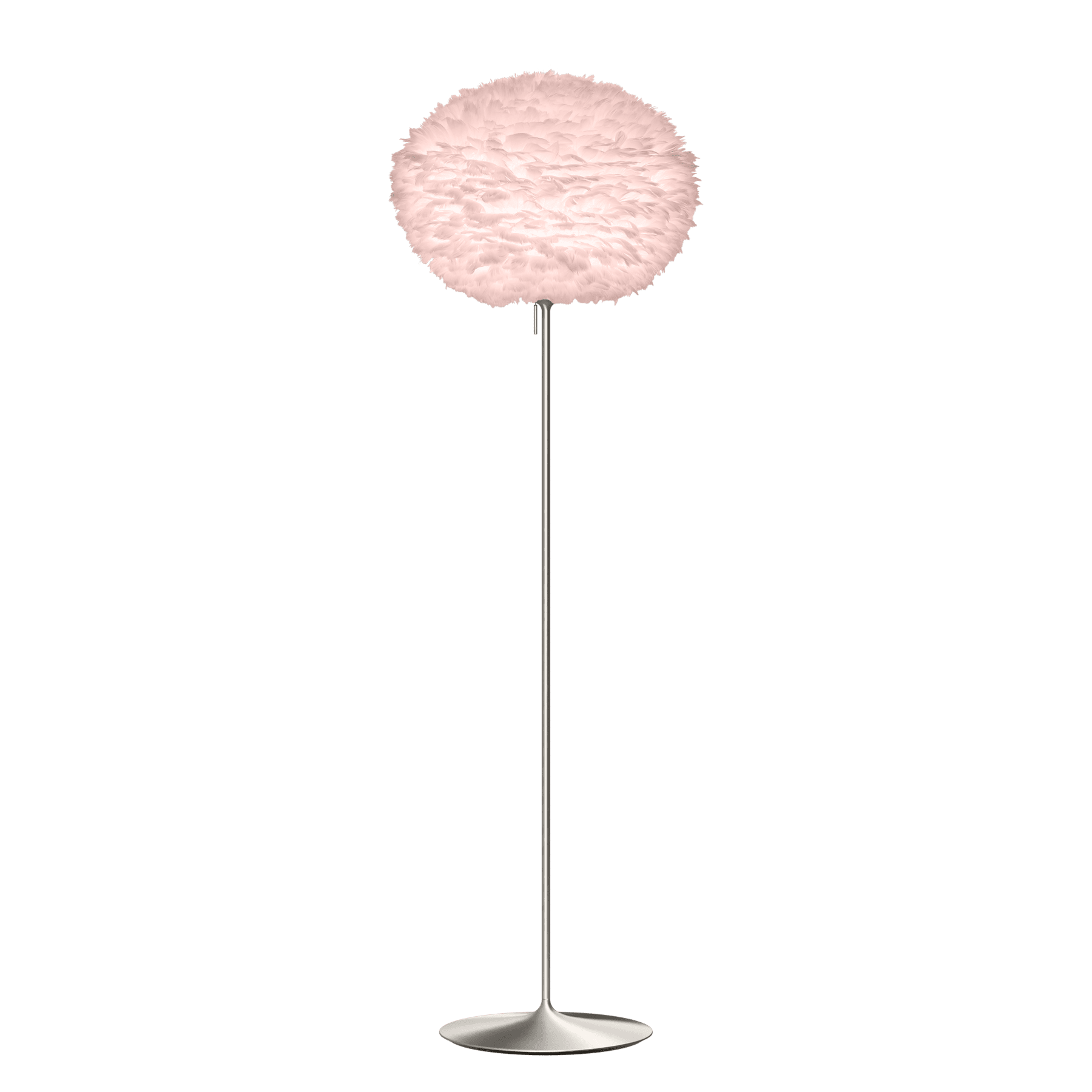 UMAGE Eos Santé Floor Lamp, Light Rose Lampshade