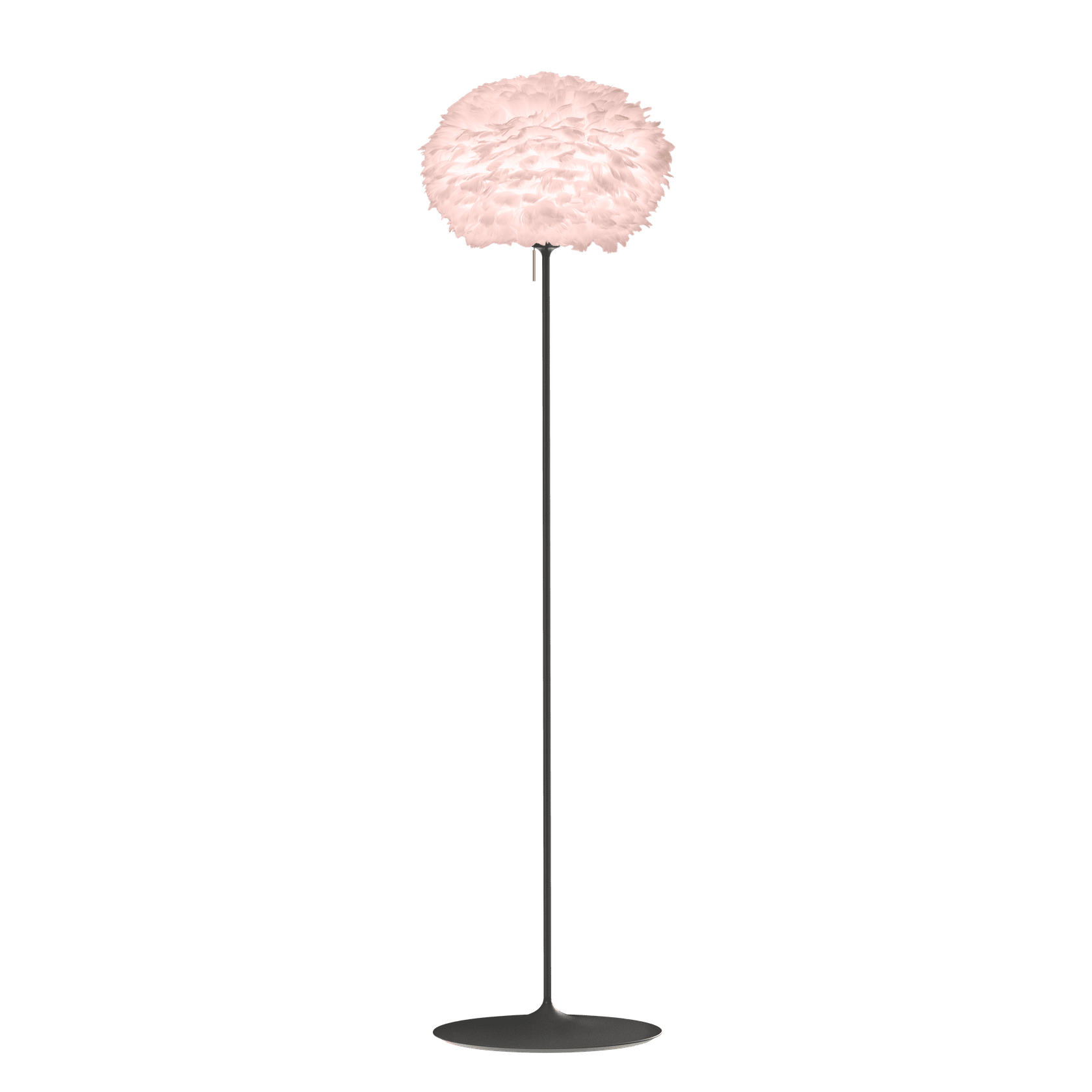 UMAGE Eos Santé Floor Lamp, Light Rose Lampshade