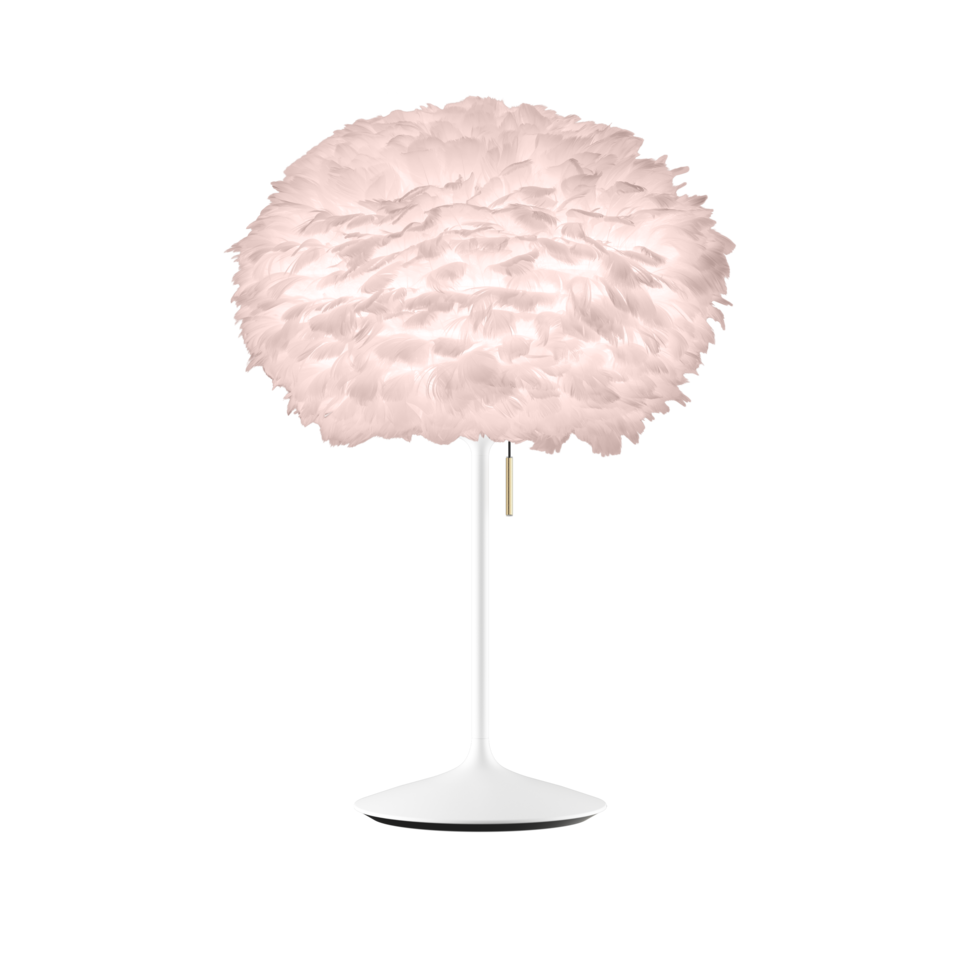 UMAGE Eos Santé Table Lamp, Light Rose Lampshade