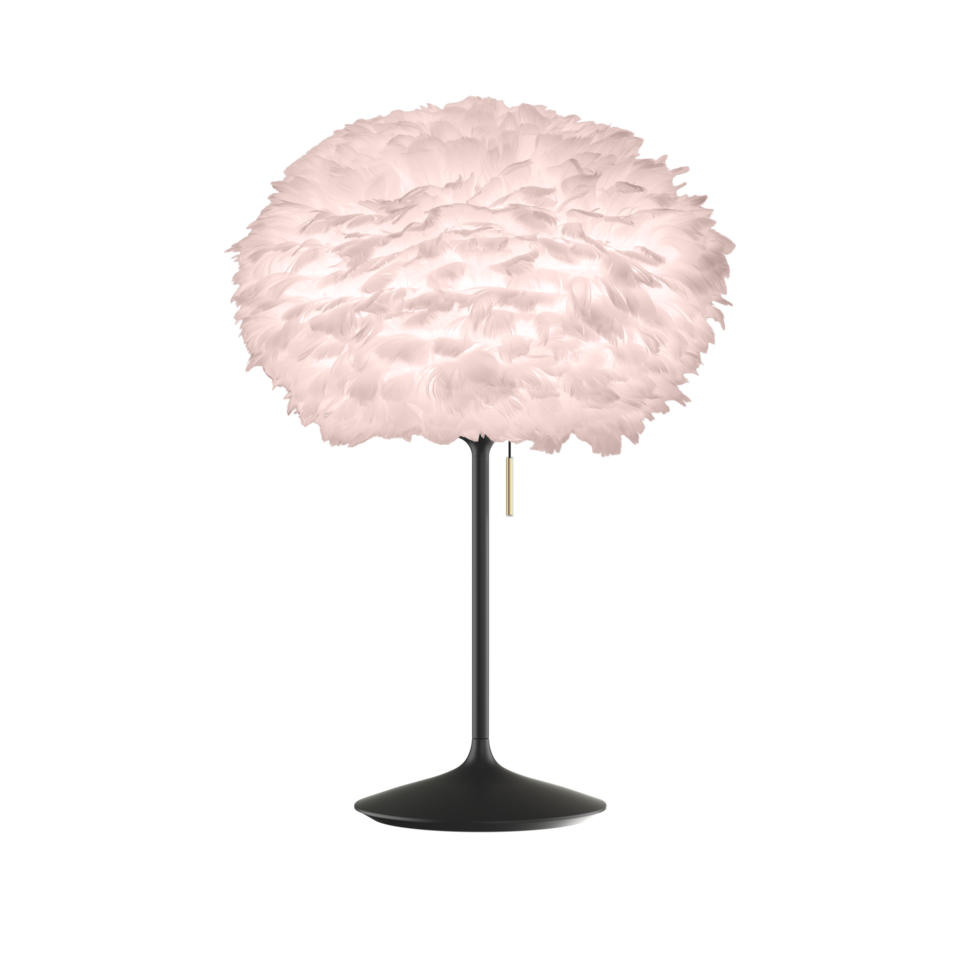 UMAGE Eos Santé Table Lamp, Light Rose Lampshade