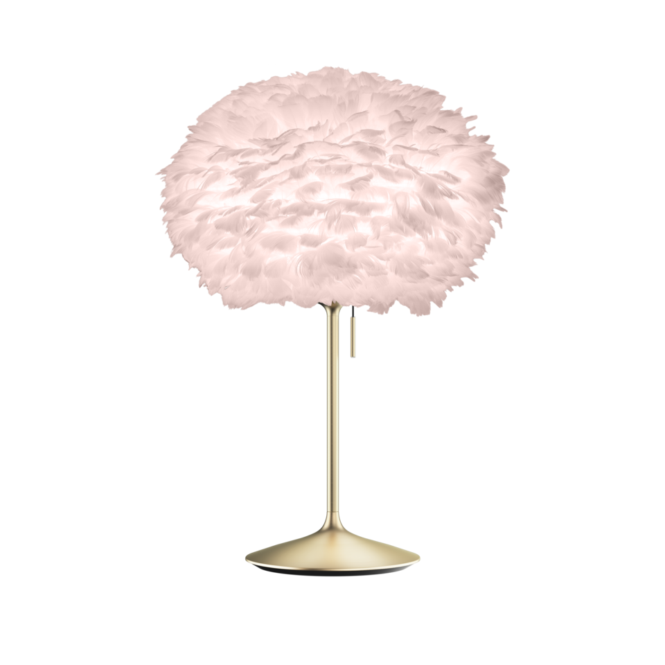 UMAGE Eos Santé Table Lamp, Light Rose Lampshade