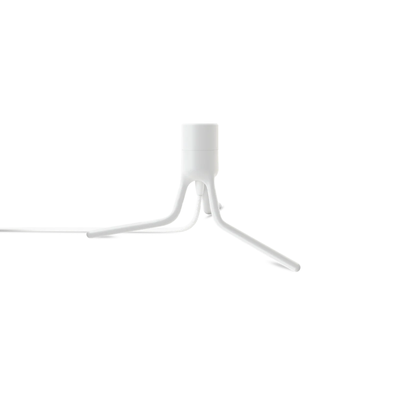 UMAGE Silvia White Mini Tripod Table Lamp with Adjustable Stand