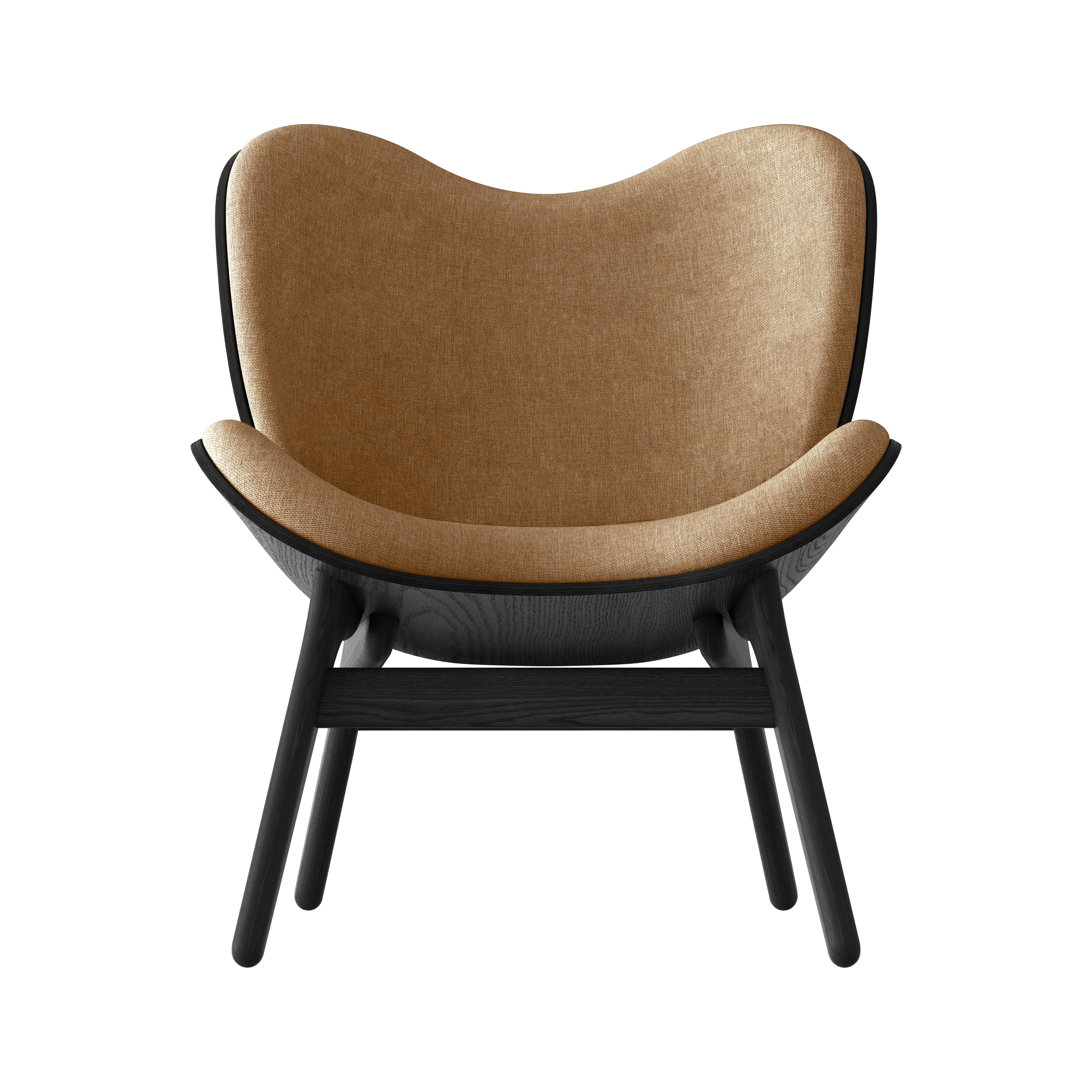 UMAGE A Conversation Piece Lounge Chair, Low, Black Oak