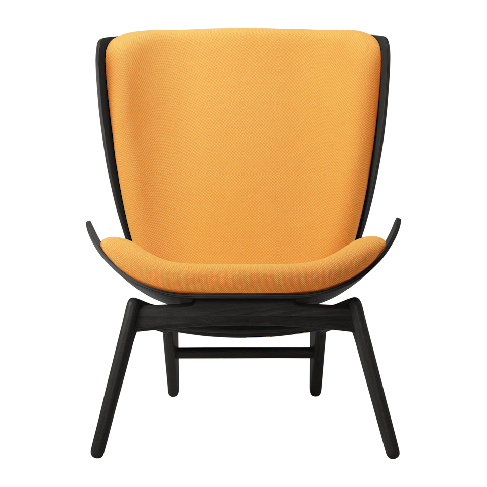 UMAGE The Reader Wing Chair, Black Oak
