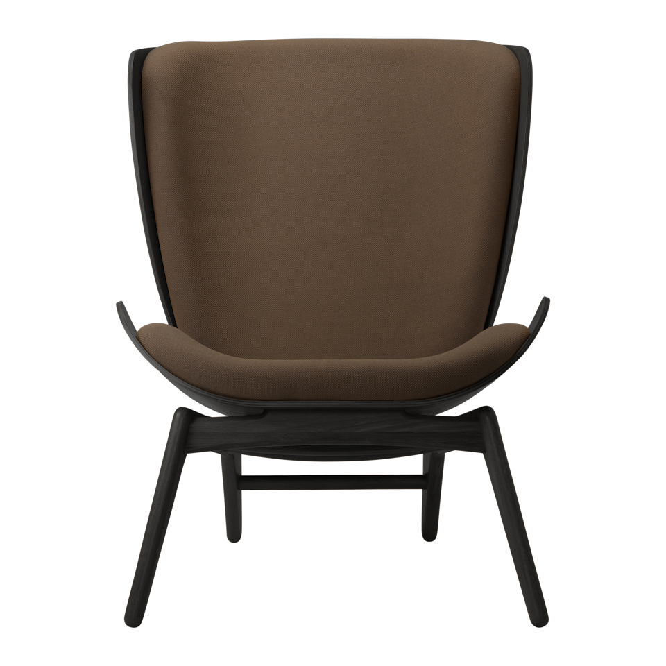 UMAGE The Reader Wing Chair, Black Oak