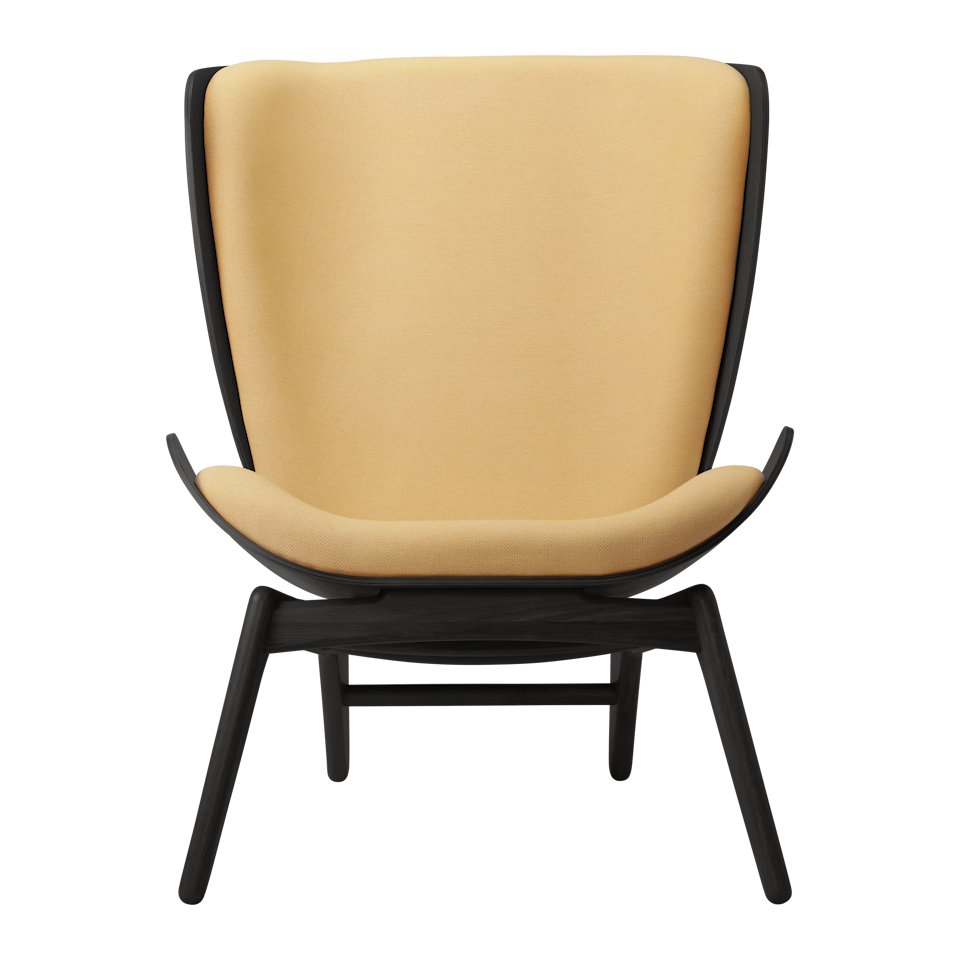 UMAGE The Reader Wing Chair, Black Oak