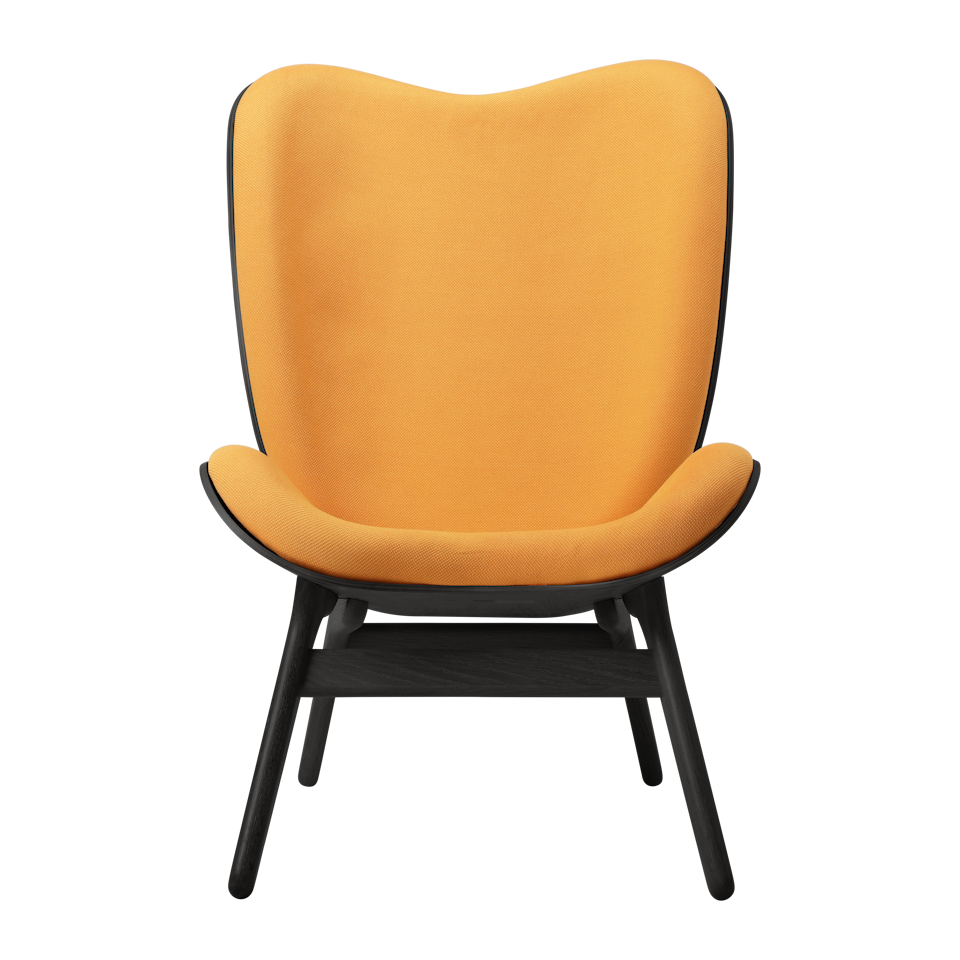 UMAGE A Conversation Piece Lounge Chair, Tall, Black Oak