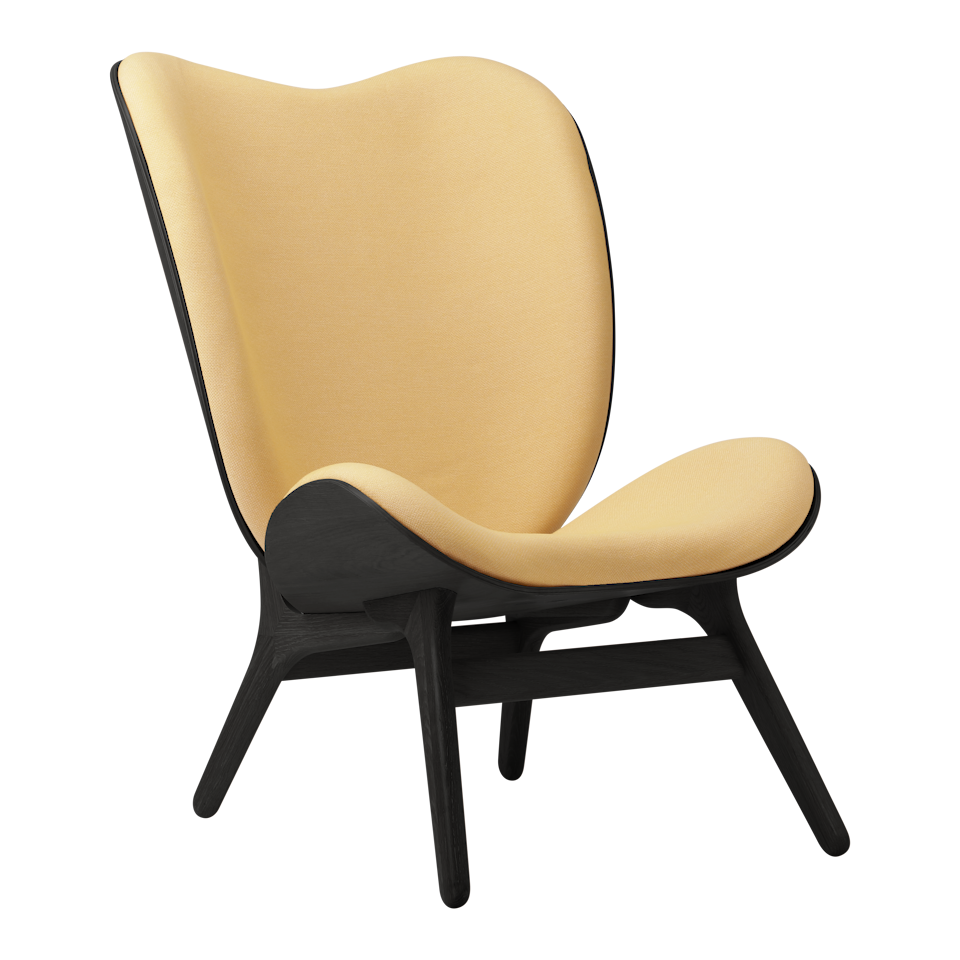 UMAGE A Conversation Piece Lounge Chair, Tall, Black Oak