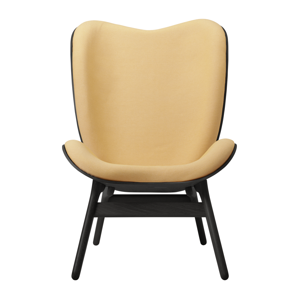 UMAGE A Conversation Piece Lounge Chair, Tall, Black Oak