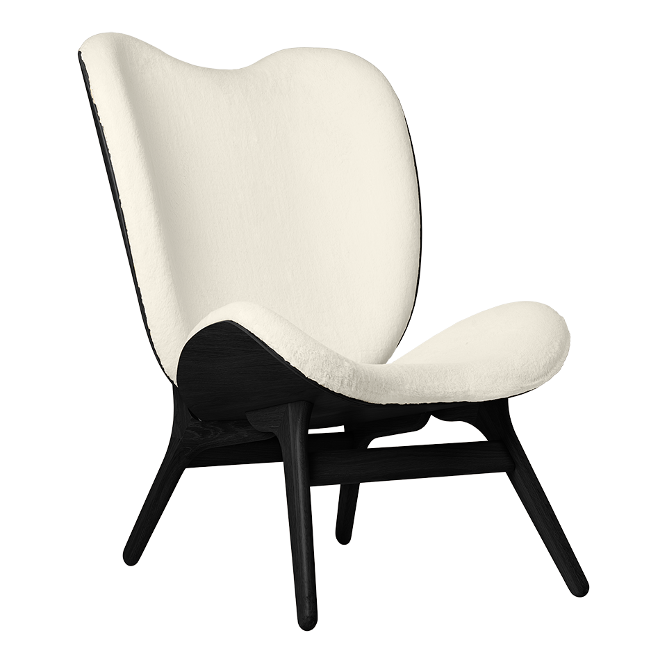 UMAGE A Conversation Piece Lounge Chair, Tall, Black Oak