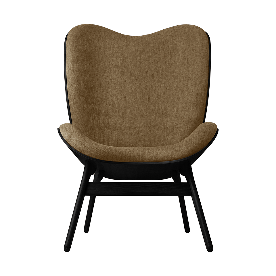UMAGE A Conversation Piece Lounge Chair, Tall, Black Oak