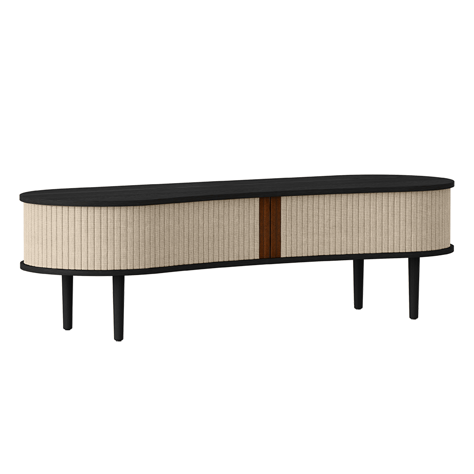 UMAGE Audacious TV bench, Black Oak