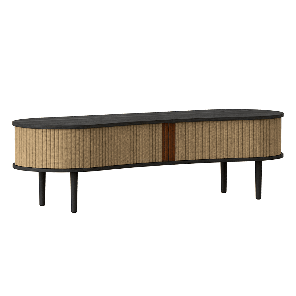 UMAGE Audacious TV bench, Black Oak