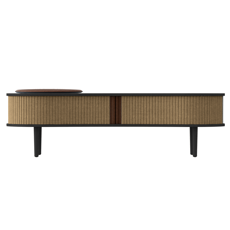 UMAGE Audacious TV bench, Black Oak