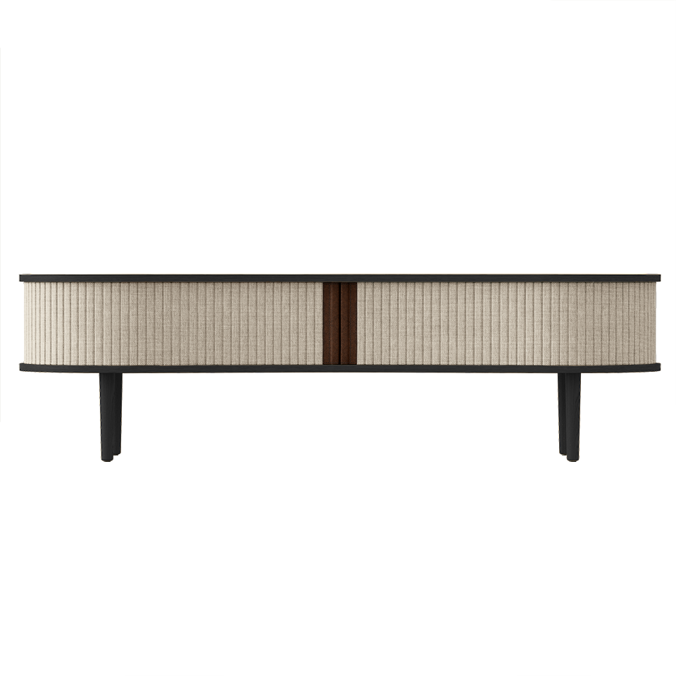 UMAGE Audacious TV bench, Black Oak