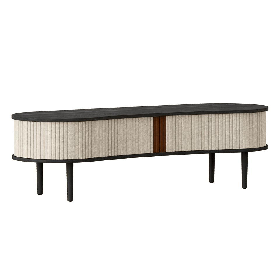 UMAGE Audacious TV bench, Black Oak