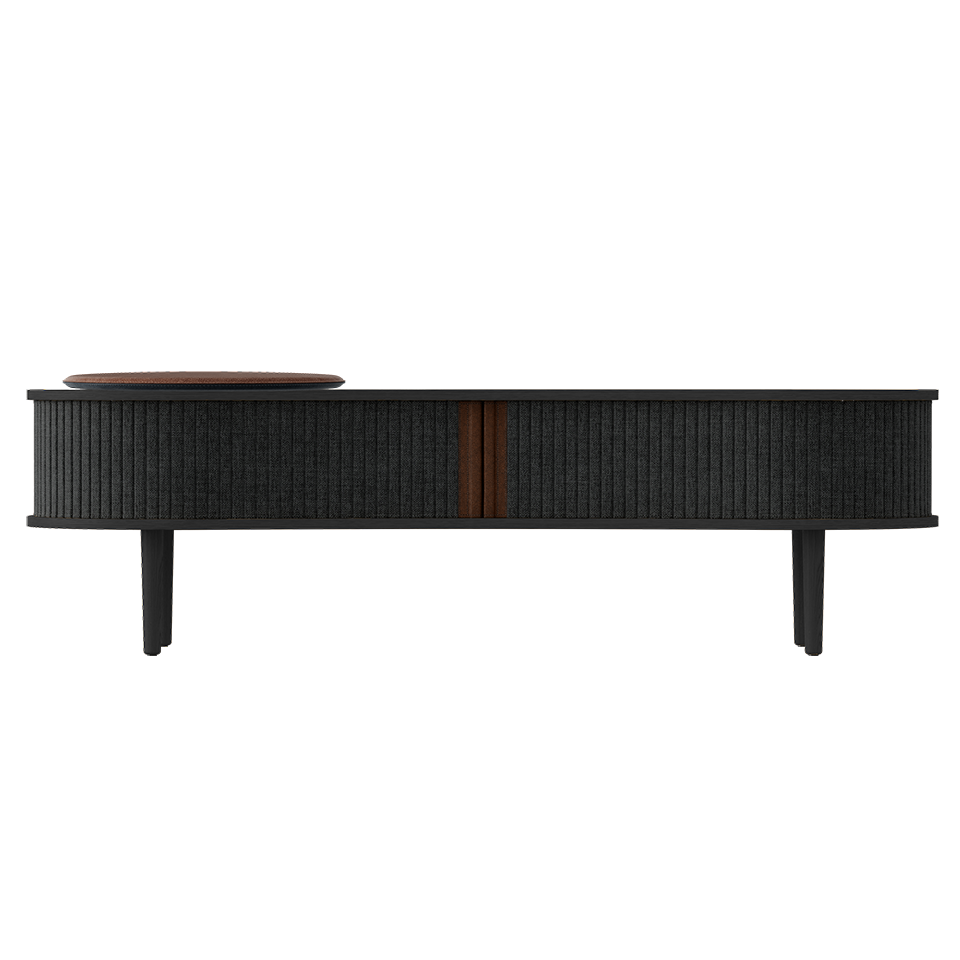 UMAGE Audacious TV bench, Black Oak