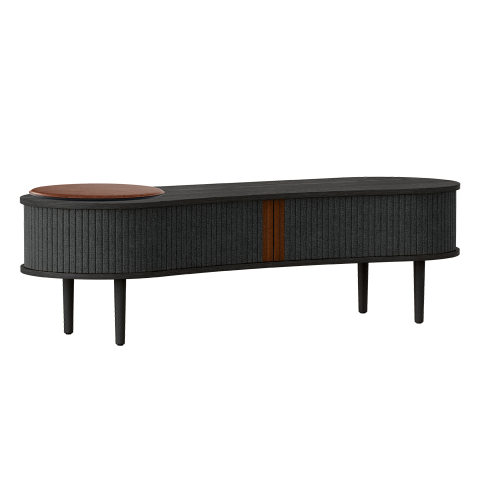 UMAGE Audacious TV bench, Dark Oak
