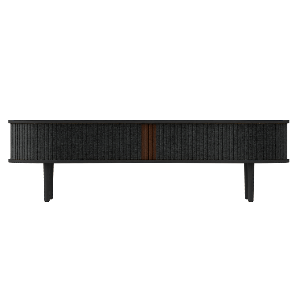 UMAGE Audacious TV bench, Black Oak