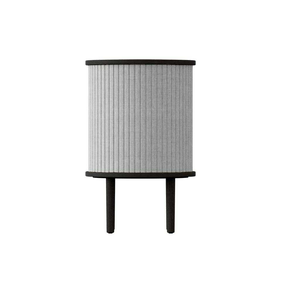 UMAGE Audacious Side Table, Black Oak