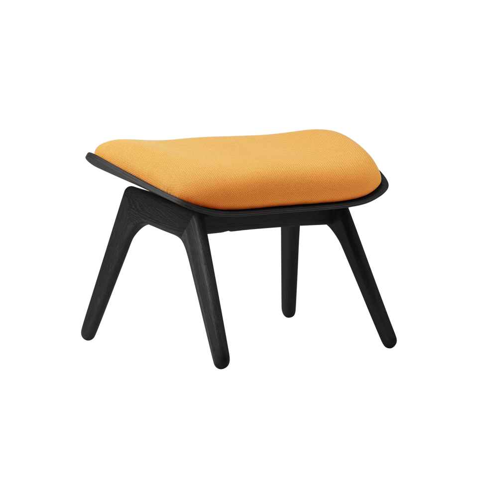 UMAGE The Reader Ottoman, Black Oak