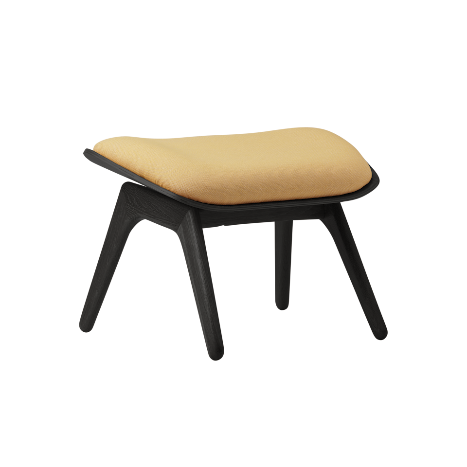 UMAGE The Reader Ottoman, Black Oak