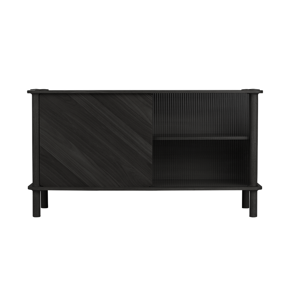 UMAGE Italic Sideboard, Wood/Glass