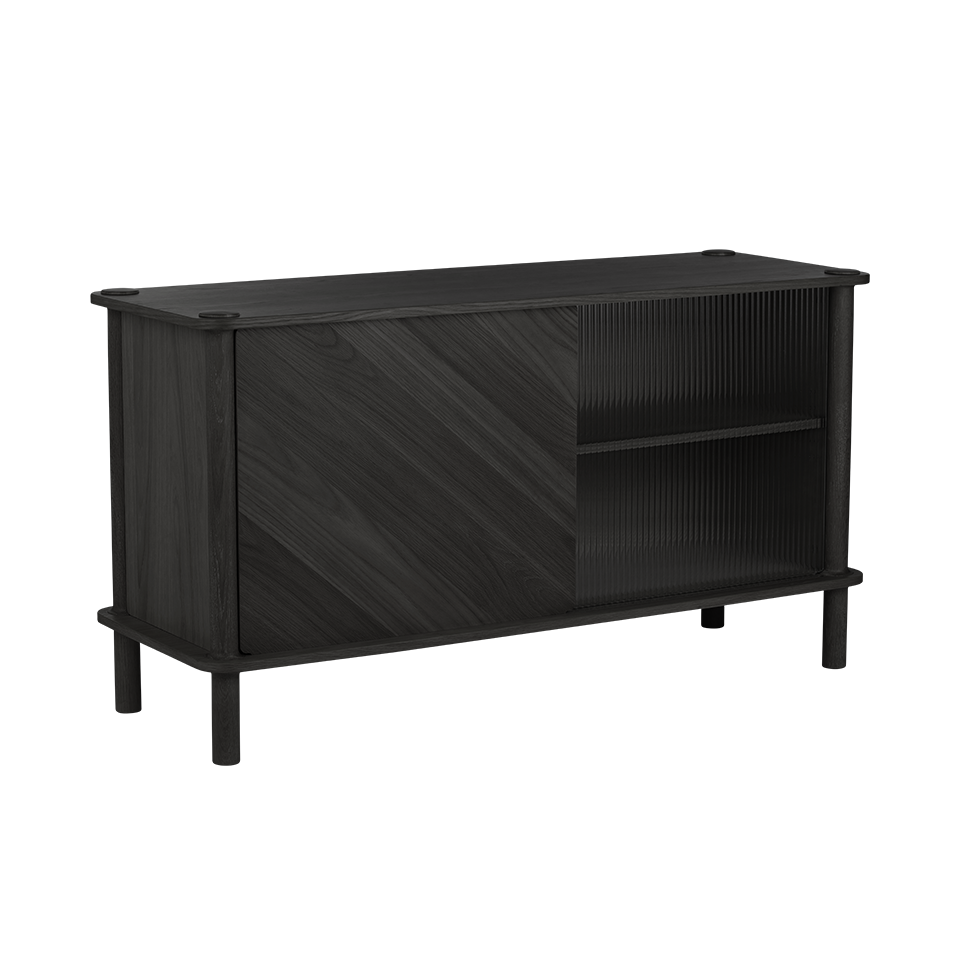 UMAGE Italic Sideboard, Wood/Glass
