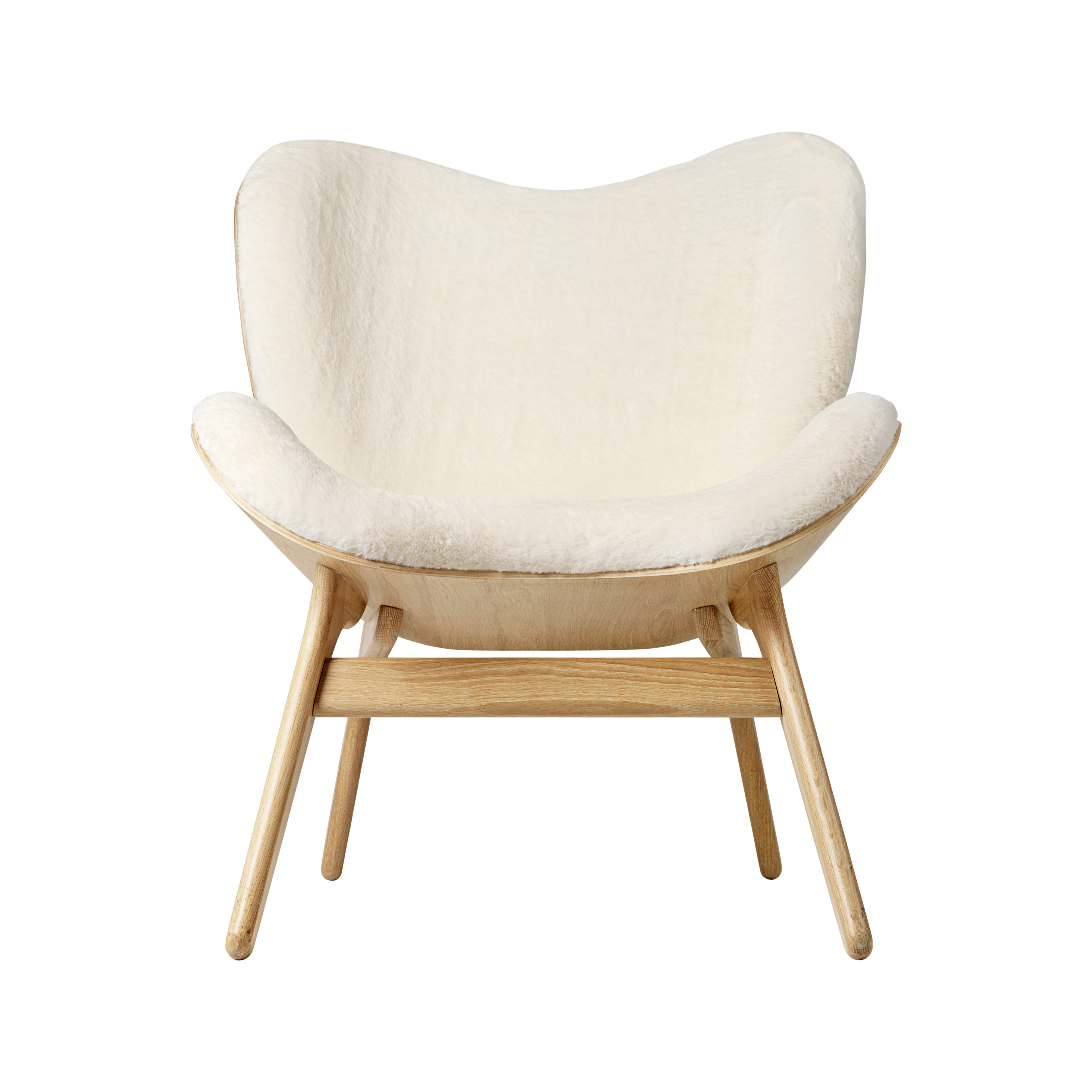 UMAGE A Conversation Piece Lounge Chair, Low, Oak