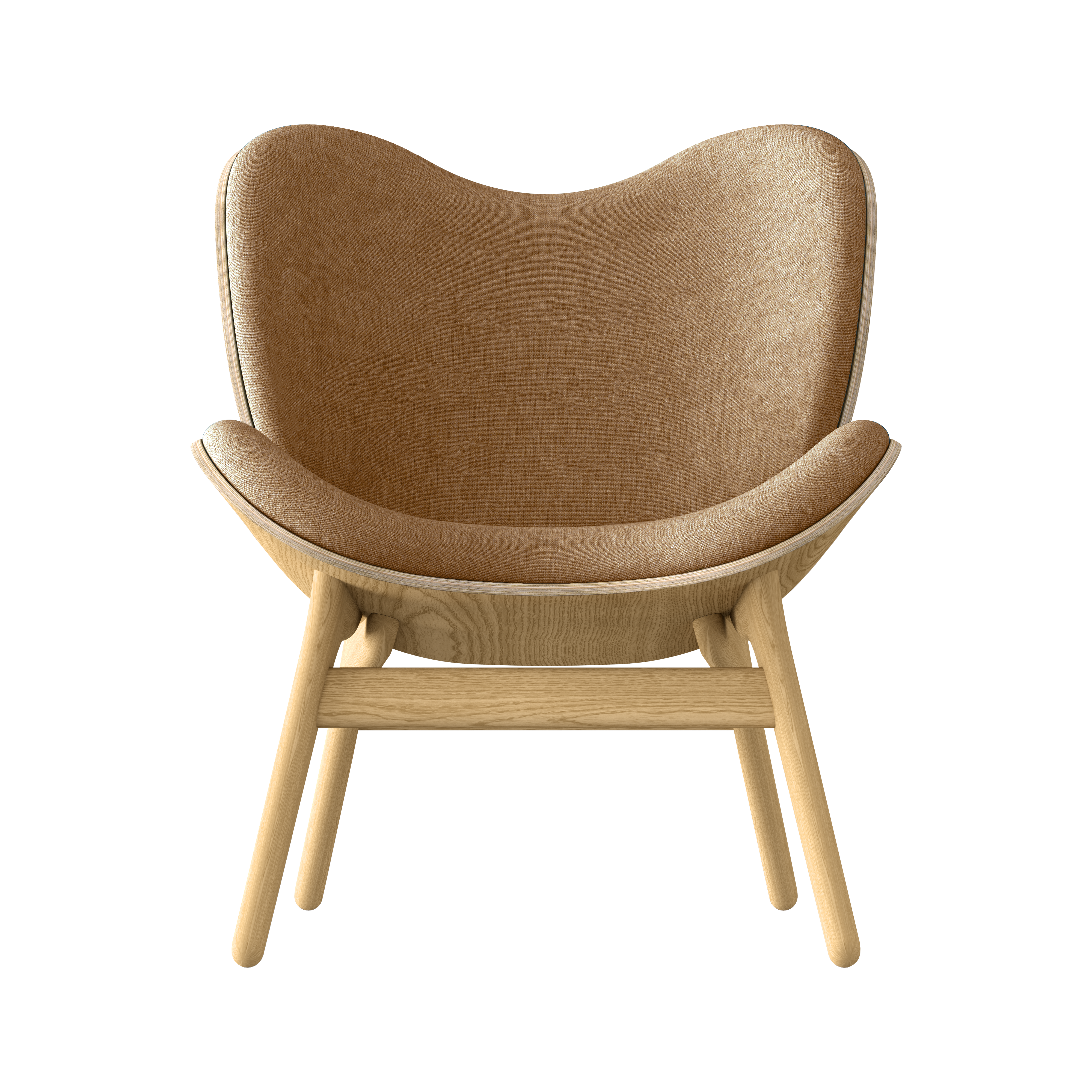 UMAGE A Conversation Piece Lounge Chair, Low, Oak