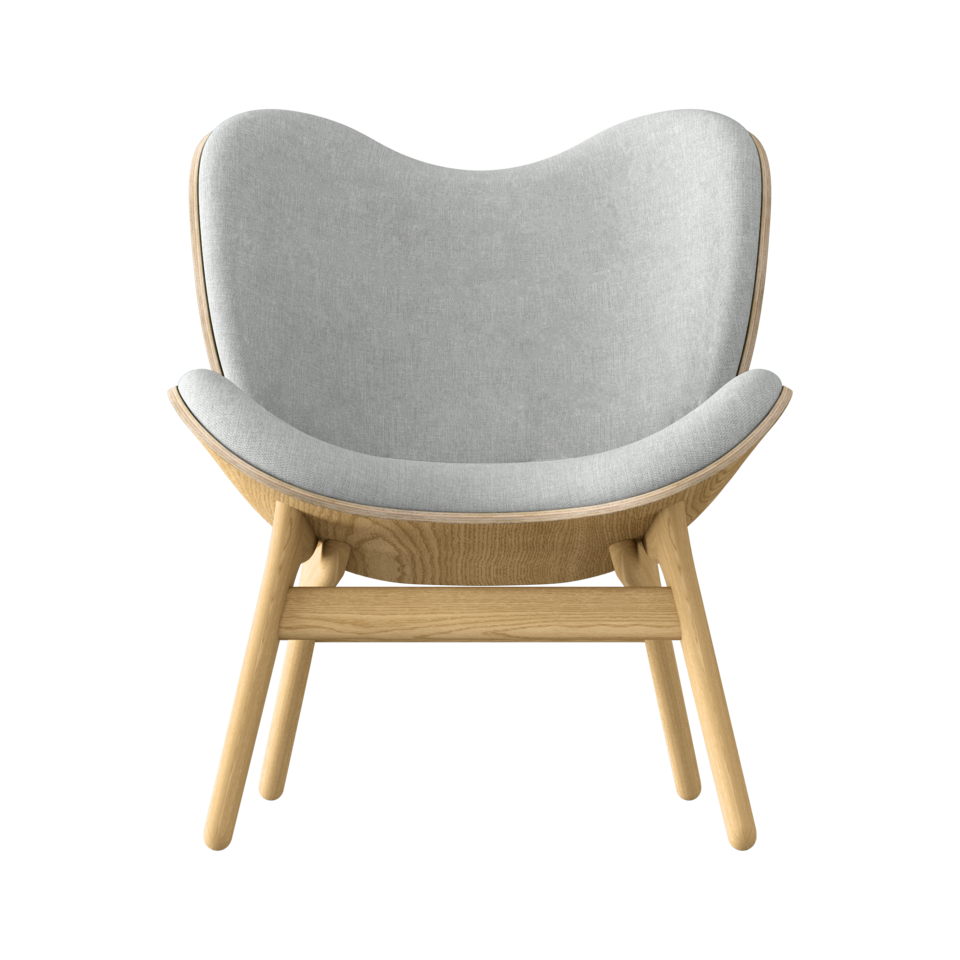 UMAGE A Conversation Piece Lounge Chair, Low, Oak
