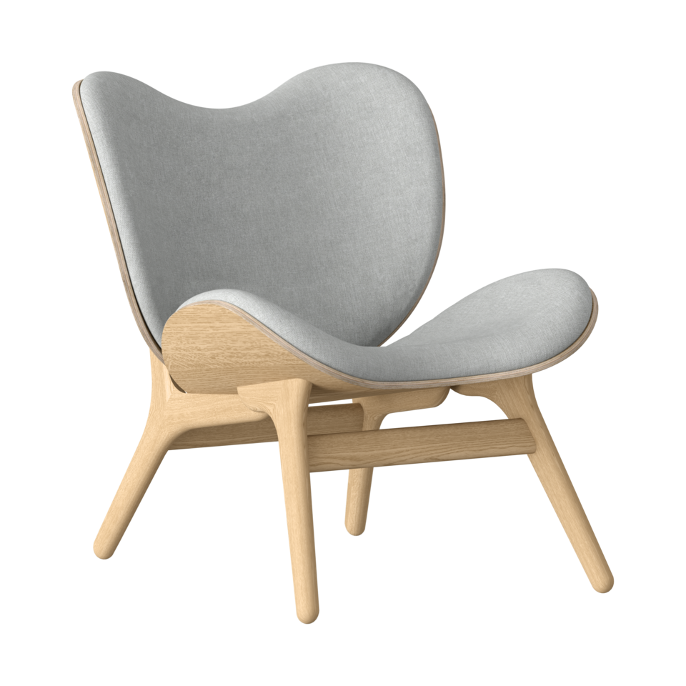 UMAGE A Conversation Piece Lounge Chair, Low, Oak