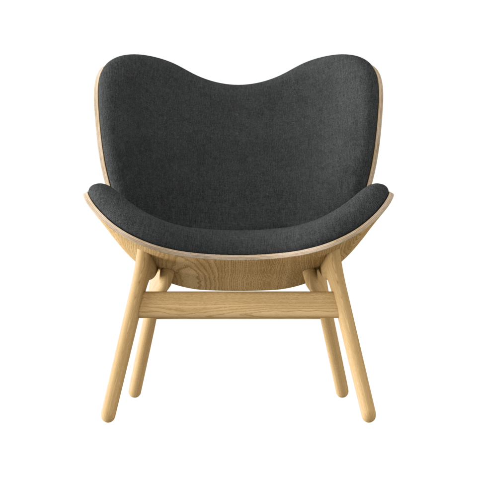 UMAGE A Conversation Piece Lounge Chair, Low, Oak