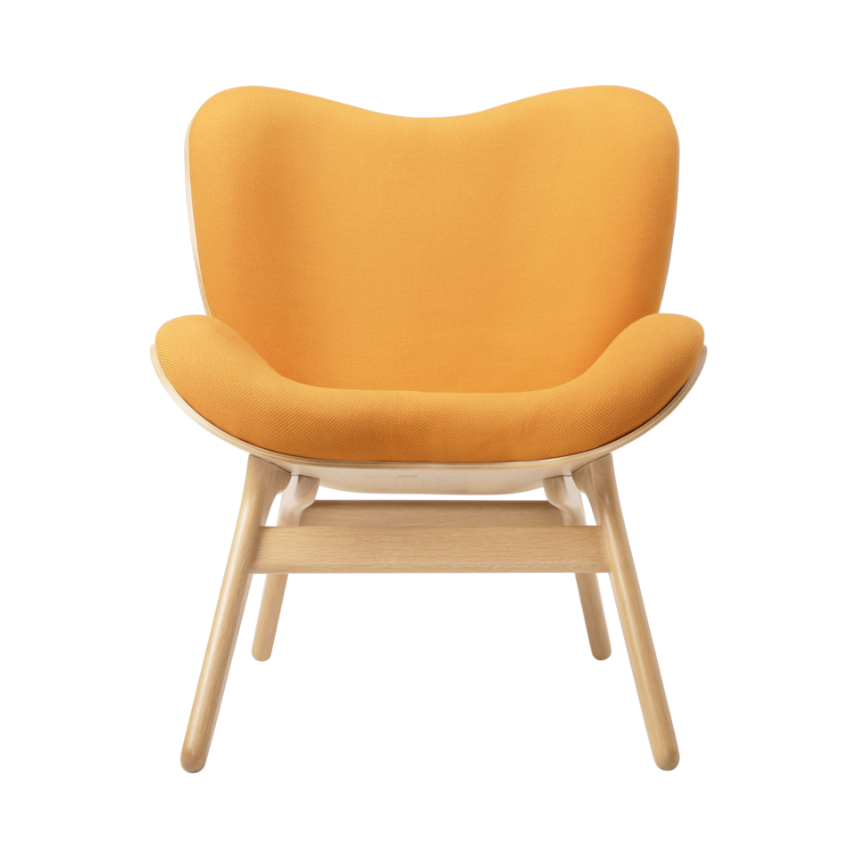 UMAGE A Conversation Piece Lounge Chair, Low, Oak