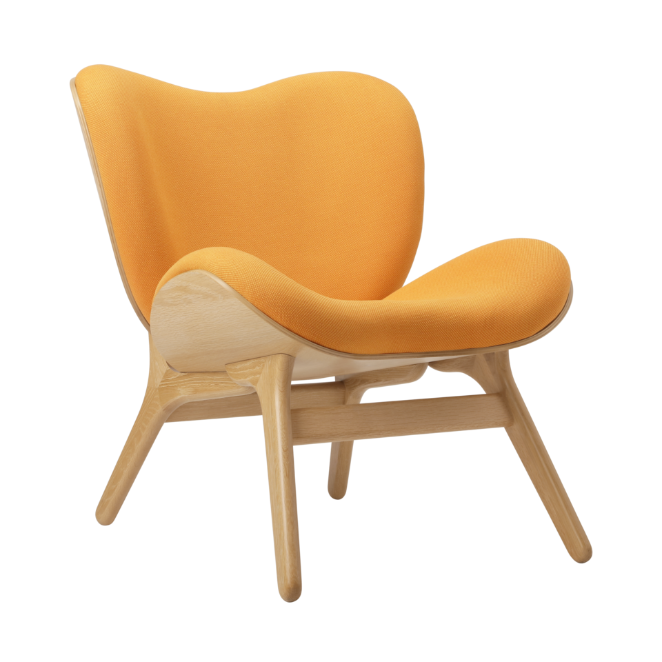 UMAGE A Conversation Piece Lounge Chair, Low, Oak