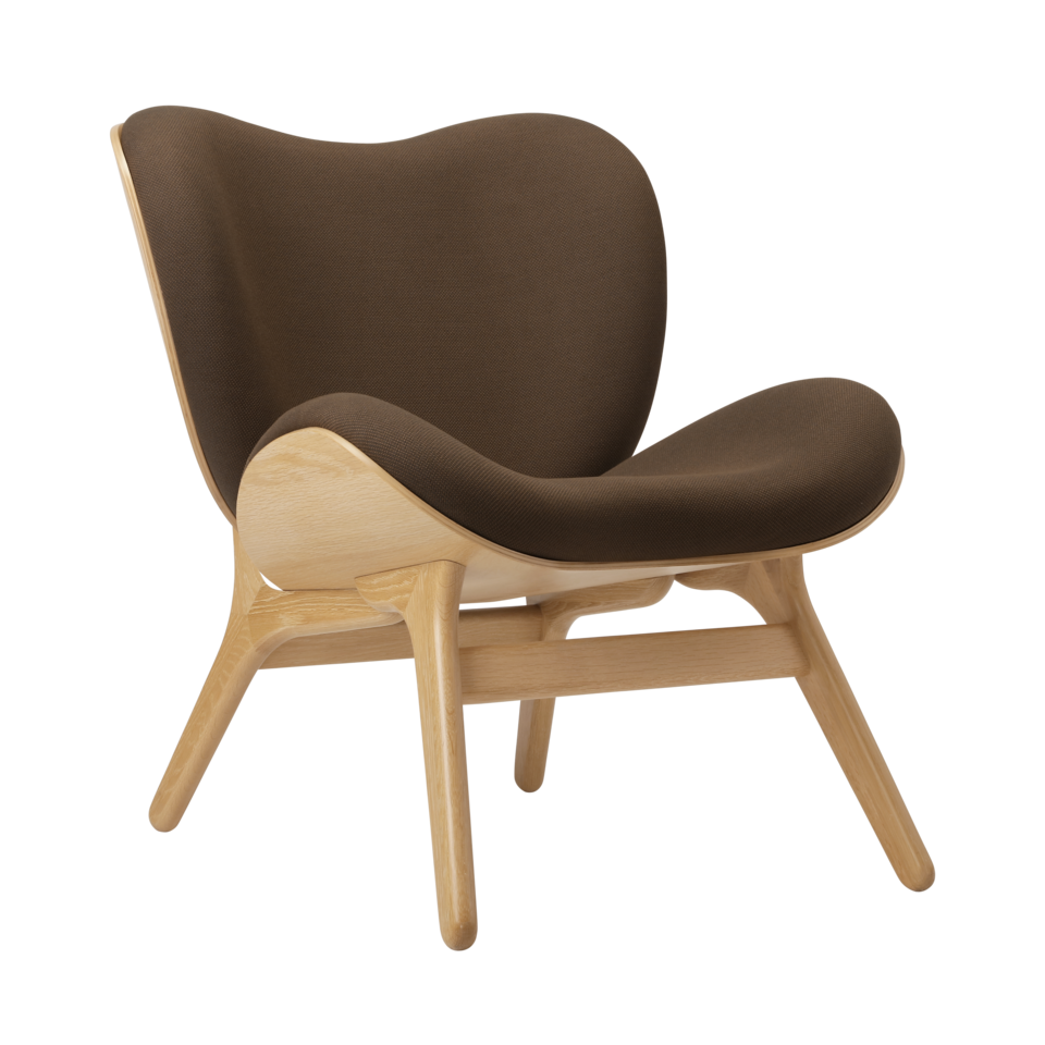 UMAGE A Conversation Piece Lounge Chair, Low, Oak