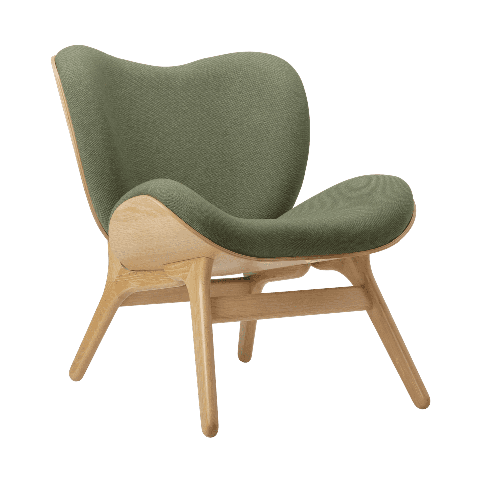 UMAGE A Conversation Piece Lounge Chair, Low, Oak
