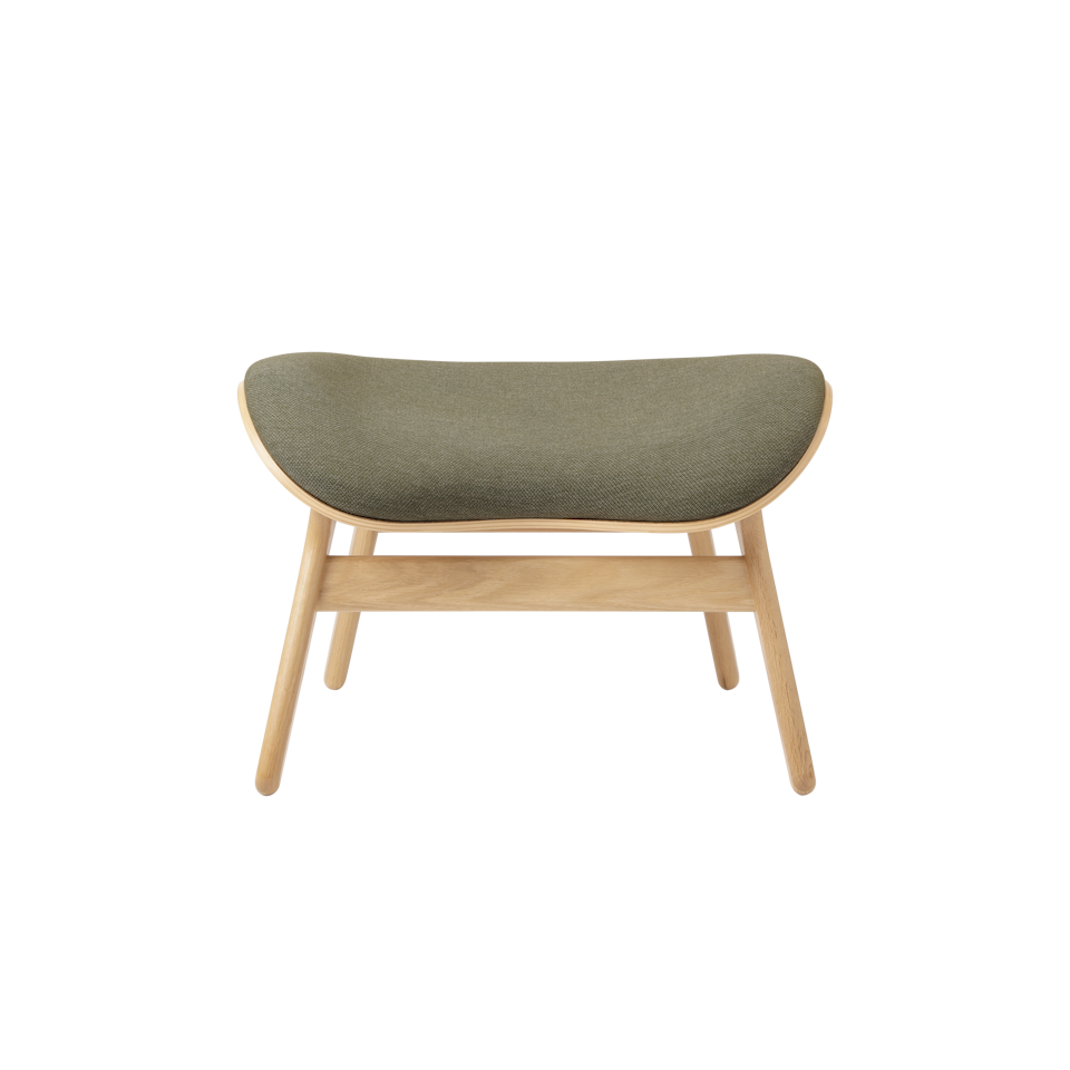 UMAGE A Conversation Piece Ottoman, Oak