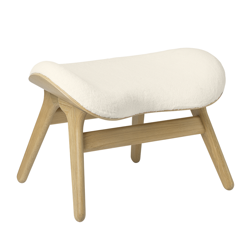 UMAGE A Conversation Piece Ottoman, Oak