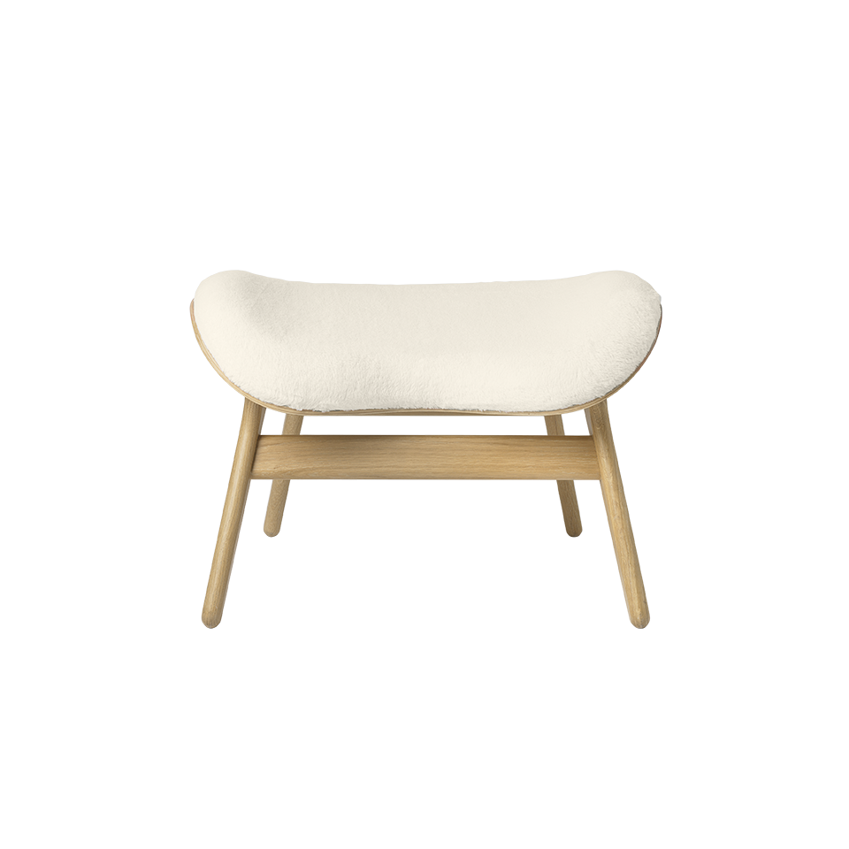 UMAGE A Conversation Piece Ottoman, Oak