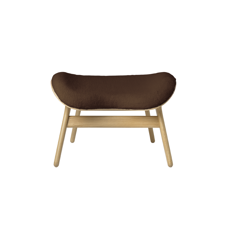 UMAGE A Conversation Piece Ottoman, Oak